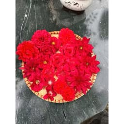 Set 20 đầu bông hoa mix các mẫu,  nhiều tone màu trang trí hộp quà, decor, giỏ hoa quả..(MIX HOA NGẪU NHIÊN) 7