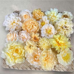 Set 20 đầu bông hoa mix các mẫu,  nhiều tone màu trang trí hộp quà, decor, giỏ hoa quả..(MIX HOA NGẪU NHIÊN) 3