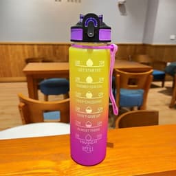 Bình nước giữ nhiệt cute bình đựng nước 1 lít có vòi tập thể thao 1000ml chia vạch mini 1500ml 6