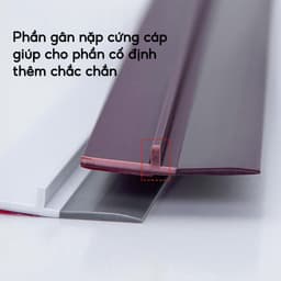 COMBO 2 Thanh Chặn Cửa Nhựa Chống Côn Trùng JYooHome Nẹp Xốp Nhựa Chặn Khe Cửa Cách Âm Gió Điều Hoà 4