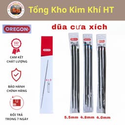 ( Hộp 12 cái ) Dũa Xích Máy Cưa Oregong 4.0 4.8 5.5mm 1