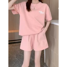 SET Bộ Quần Áo Nam Nữ ZHE APT Unisex - Đồ Bộ Thể Thao Nữ Chất Cotton Mặc Đi Chơi Du Lịch Ullzang 6