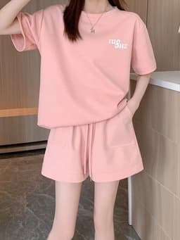 SET Bộ Quần Áo Nam Nữ ZHE APT Unisex - Đồ Bộ Thể Thao Nữ Chất Cotton Mặc Đi Chơi Du Lịch Ullzang 15