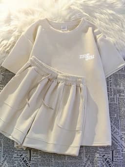 SET Bộ Quần Áo Nam Nữ ZHE APT Unisex - Đồ Bộ Thể Thao Nữ Chất Cotton Mặc Đi Chơi Du Lịch Ullzang 14