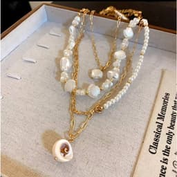 [Sẵn] Set 4 Vòng Cổ Nữ Layer Mặt Sò Ốc Biển Tự Nhiên Ocean Charm - Phụ Kiện Trang Sức Dây Chuyền 5