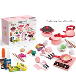 Bộ Đồ Chơi Nấu Ăn Playhouse 36 Chi Tiết, Bếp Có Đèn Đồ Chơi Cho Bé, Đồ Chơi Nấu Ăn Cho Bé, Memocshop 2