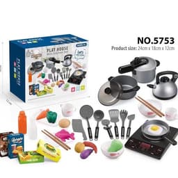 Bộ Đồ Chơi Nấu Ăn Playhouse 36 Chi Tiết, Bếp Có Đèn Đồ Chơi Cho Bé, Đồ Chơi Nấu Ăn Cho Bé, Memocshop 9