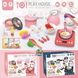 Bộ Đồ Chơi Nấu Ăn Playhouse 36 Chi Tiết, Bếp Có Đèn Đồ Chơi Cho Bé, Đồ Chơi Nấu Ăn Cho Bé, Memocshop 8