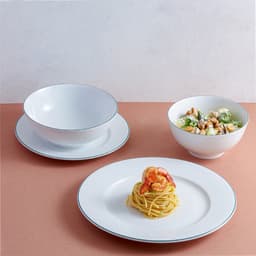 Bộ Chén Dĩa Sứ Cao Cấp Minh Long - Jasmine - Chỉ Xanh Lá 4