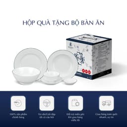 Bộ Chén Dĩa Sứ Cao Cấp Minh Long - Jasmine - Chỉ Xanh Lá 7