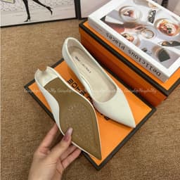 Giày cao gót nữ mũi nhọn chất tuyết nhung mềm cao cấp full hộp kiểu dáng cơ bản thanh lịch cao 5cm ( AH15 ) 4