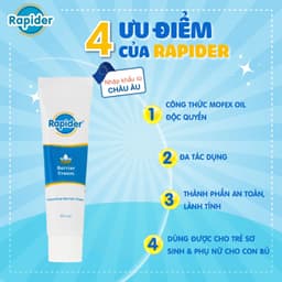[DATE T5/2027] Kem Bôi Da Kem Dưỡng Và Phục Hồi Da Rapider Barrier Cream 30ml Đa Tác Dụng Nhập Khẩu Chính Hãng 4