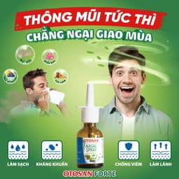 Xịt Mũi Otosan Nasal Spray Forte Lọ 30ml Giảm Ngay Tắc Nghẹt Chảy Nước Mũi Phục Hồi Niêm Mạc 4