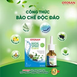 Xịt Mũi Otosan Nasal Spray Forte Lọ 30ml Giảm Ngay Tắc Nghẹt Chảy Nước Mũi Phục Hồi Niêm Mạc 6