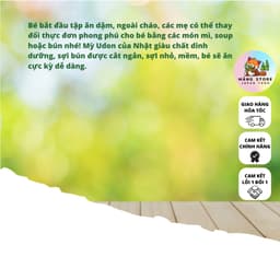 [Nội địa Nhật] Mỳ Ăn Dặm Hữu Cơ Tách Muối Somen CHURU BABY Cho Bé Ăn Dặm Từ 5 Tháng Tuổi (100g) 9