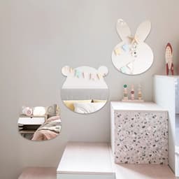 Nhiều loại gương treo tường hình ảnh hoạt hình phù hợp để trang trí phòng tắm/phòng ngủ/ký túc xá 4