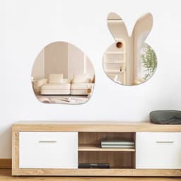 Nhiều loại gương treo tường hình ảnh hoạt hình phù hợp để trang trí phòng tắm/phòng ngủ/ký túc xá 2