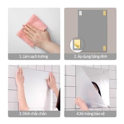 Nhiều loại gương treo tường hình ảnh hoạt hình phù hợp để trang trí phòng tắm/phòng ngủ/ký túc xá 6