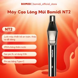Máy Cắt Lông Mũi Bomidi NT2 Sạc Type-C, Vệ Sinh Dễ Dàng An Toàn Tiện Lợi Có Thẻ Tháo Ra. 3