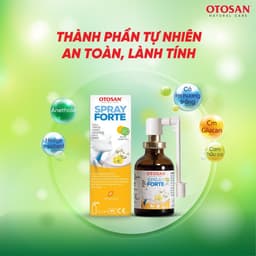 Xịt Họng Otosan Throat Forte Vị Cam Mật Ngọt Giảm Ho, Giảm Đau Rát, Ngứa Họng Nhập Khẩu Lọ 30ml 5