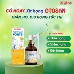 Xịt Họng Otosan Throat Forte Vị Cam Mật Ngọt Giảm Ho, Giảm Đau Rát, Ngứa Họng Nhập Khẩu Lọ 30ml 3
