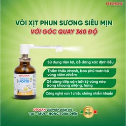 Xịt Họng Otosan Throat Forte Vị Cam Mật Ngọt Giảm Ho, Giảm Đau Rát, Ngứa Họng Nhập Khẩu Lọ 30ml 4