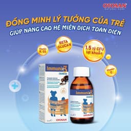 Siro Tăng Sức Đề Kháng Cho Bé Immunix3 Children OTOSAN Cho Bé Lọ 150ml Syrup Hỗ Trợ Miễn Dịch Tăng Cường Sức Khoẻ 7