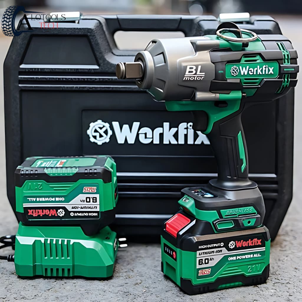 Máy siết bulong WORKFIX WF-IW2100N siêu khỏe, đầu 3/4 lực siết 2100nm mở vặn ốc