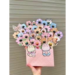 Set 100c Cài Kẹo Mút In 2 Mặt Theo Chủ Đề & Mix - Giấy Bọc Thẻ Cài Kẹo Mút Dễ Thương Lm Quà Tặng 1/6 Trung Thu 20/10 8/3 7