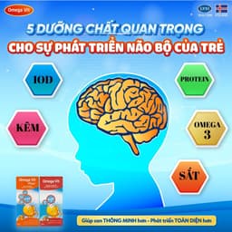 Chai uống Omega Vit Plus BOTAFARMA  bổ não mắt sáng thông minh từ dầu cá Omega 3, Vitamin và khoáng chất Chai 100ml 6