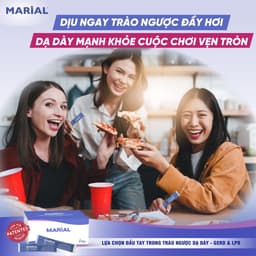 Marial Gel giảm trào ngược dạ dày bảo vệ phục hồi niêm mạc dạ dày thực quản giảm ợ chai 150ml 9