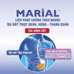 Marial Gel giảm trào ngược dạ dày bảo vệ phục hồi niêm mạc dạ dày thực quản giảm ợ chai 150ml 7