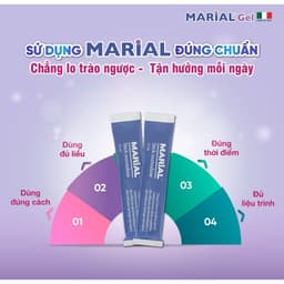 Hộp Marial Gel Giảm Trào Ngược Dạ Dày Bảo Vệ Phục Hồi Niêm Mạc Dạ Dày Thực Quản Giảm Ợ 20 Gói x 15ml 6