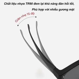 Kính mát phân cực đeo chồng cận, đeo ngoài gọng kính ANDU chống tia UV, siêu nhẹ dễ đeo 4