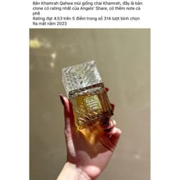 Khamrah Qahwa _ Nước hoa Lattafa Khamrah Qahwa Unisex EDP hương thơm ấm áp mê hoặc 4