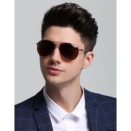 Kính Mát Nam LECOS LK7 Kiểu Dáng Lịch Lãm Gọng Hợp Kim Thanh Mảnh Chống Chói 2
