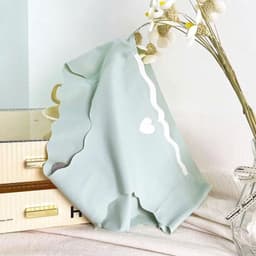 SET 5-10 Quần Lót Nữ Đúc Su Tim Thun Lạnh viền sóng  gợi cảm đính trái tim nhỏ Mã 405 3
