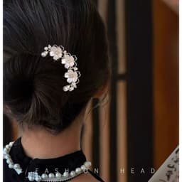 Trâm cài tóc dự tiệc, phụ kiện áo dài cô dâu thanh lịch phong cách Trung Hoa - Hity Beauty 4