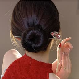 Trâm cài tóc dự tiệc, phụ kiện áo dài cô dâu thanh lịch phong cách Trung Hoa - Hity Beauty 2