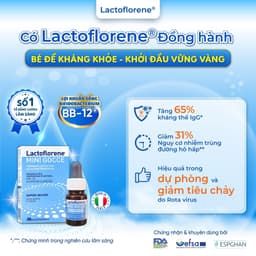 Men Vi Sinh Cho Bé Lactoflorene Mini Gocce Men Tiêu Hóa Lợi Khuẩn Sống BB-12 Hỗ Trợ Giảm Rối Loạn Tiêu Hóa 3