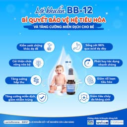 Men Vi Sinh Cho Bé Lactoflorene Mini Gocce Men Tiêu Hóa Lợi Khuẩn Sống BB-12 Hỗ Trợ Giảm Rối Loạn Tiêu Hóa 4