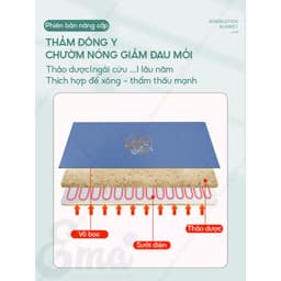 COMBO Thảm Ngải Cứu + Gối(To) Ngải Cứu Đông Y Hỗ Trợ Giảm Đau Nhức Xương Khớp, Giúp Ngủ Ngon, Tuần Hoàn Máu 4
