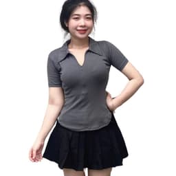 Áo phong nữ ôm body cotton borip co giãn thoáng mát Áo thun nữ baby tee bigsize tay ngắn cổ tròn bassic LiMo MS271 9