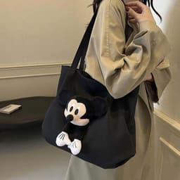 Túi xách chuột Mickey, Túi đeo vai di động dung tích lớn búp bê chuột Mickey hoạt hình dễ thương 7