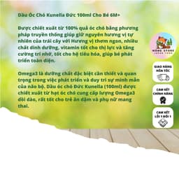 [DATE 3/2027] Dầu óc chó Lùn Đức Kunella Cho Bé Ăn Dặm 6M+ 100g 2