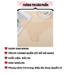 SET 5-10  Quần Lót Đúc Su FORM TO Cao Cấp Không Đường May Cạp Chéo Gợi Cảm 2