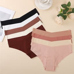 SET 5-10  Quần Lót Đúc Su FORM TO Cao Cấp Không Đường May Cạp Chéo Gợi Cảm 5