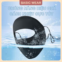 Khẩu Trang Chống Nắng Toàn Mặt Thoáng Khí Ngăn Tia UV full face KT02 5