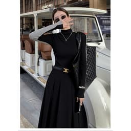 Thắt lưng nữ may cạnh phong cách Hàn Quốc, dây lưng nữ khoá cài trơn bản 3cm N5C 5