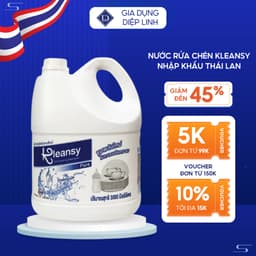 Nước rửa chén bát  Kleansy nhập khẩu Thái Lan Không Mùi Chính Hãng, An Toàn,Rửa Được Bình Sữa Trẻ Em 1